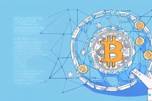 A graph or chart showing the ups and downs of a cryptocurrency market cycle