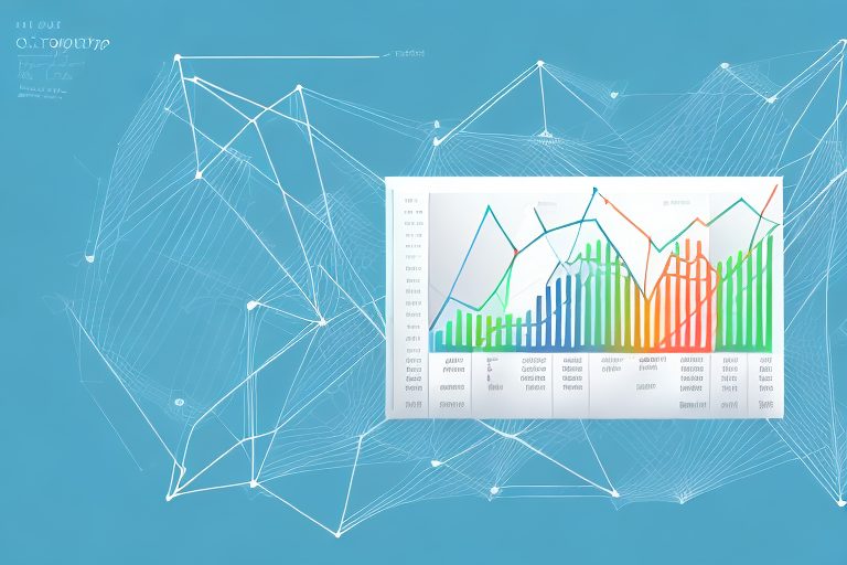 A graph with a line chart showing the rise and fall of a cryptocurrency over time